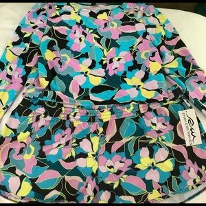 Crop top and board shorts NWT